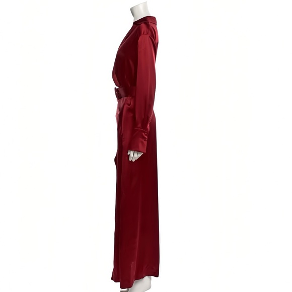 NICHOLAS Red silk Maxi Dress - Picture 2 of 9